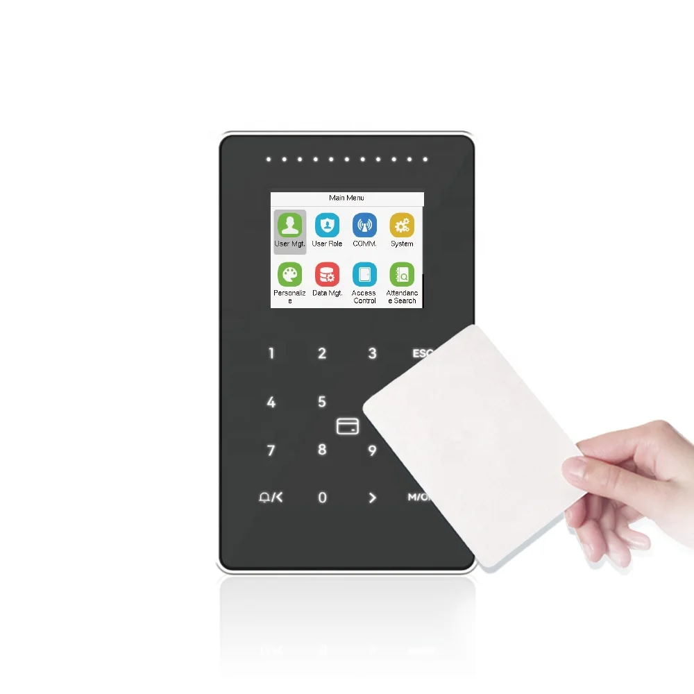 IP65 방수 RFID 시스템 번호 출퇴근 기록 시스템 카드 리더 접근 제어 TCP/IP SC800 포함