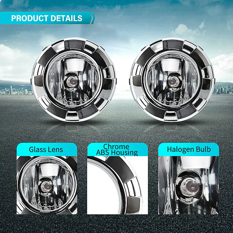 Luces Antiniebla Para Mitsubishi Pajero/Montero V73 V75 V77 2001-2003 - Parachoques Delantero, Izquierda O Derecha