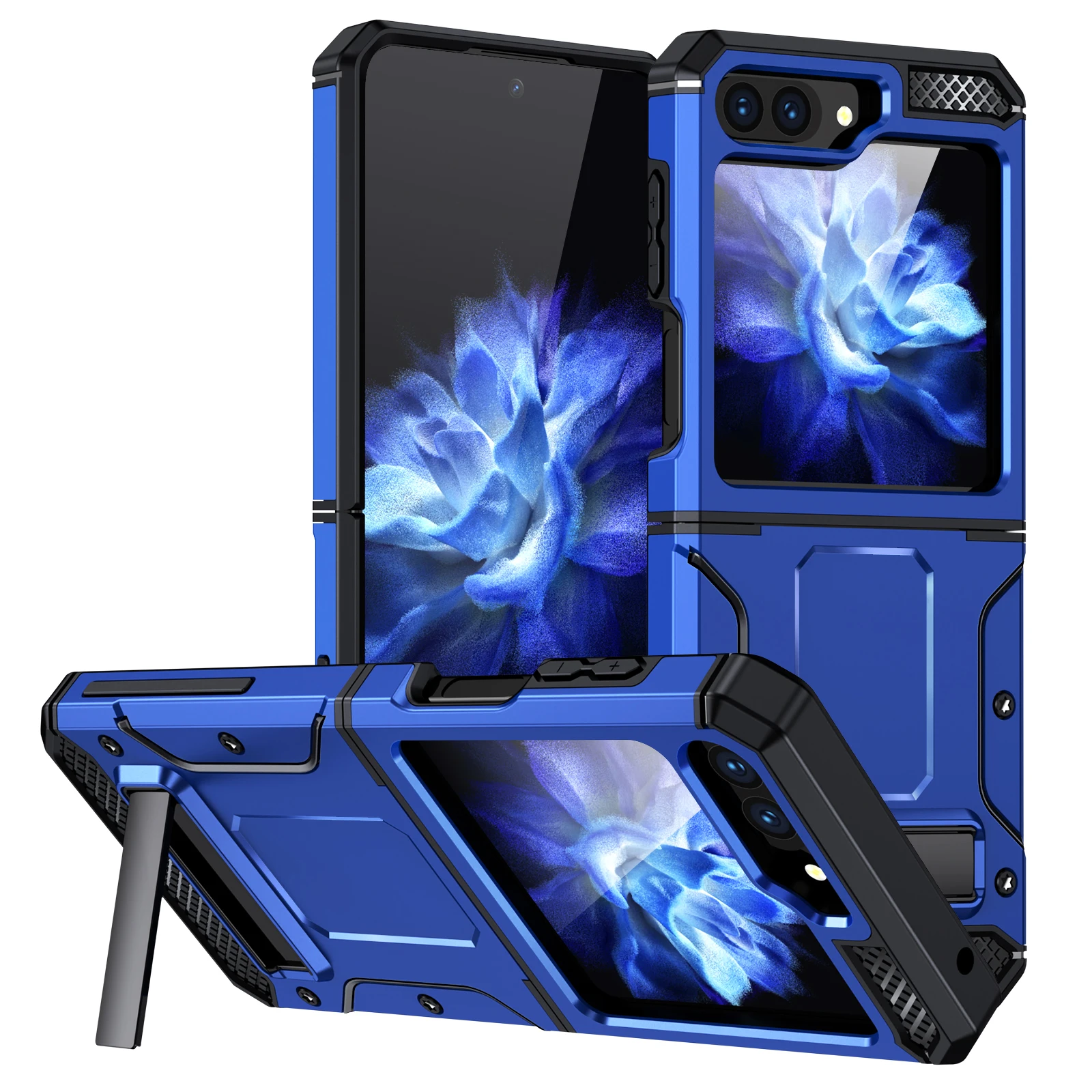 Per Samsung Flip 5 5G Custodia Protettiva Rigida Per Samsung Galaxy Z Flip 5 Flip5 Zflip5 Custodia Antiscivolo Per Supporto Armatura