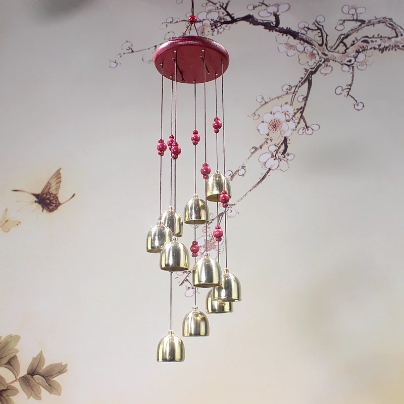 

Wind Chimes Room Decor Vintage Metal Brass Wind Chimes Pendant Shop Door Decoration Pendant Balcony Wind Chimes Pendant Gift
