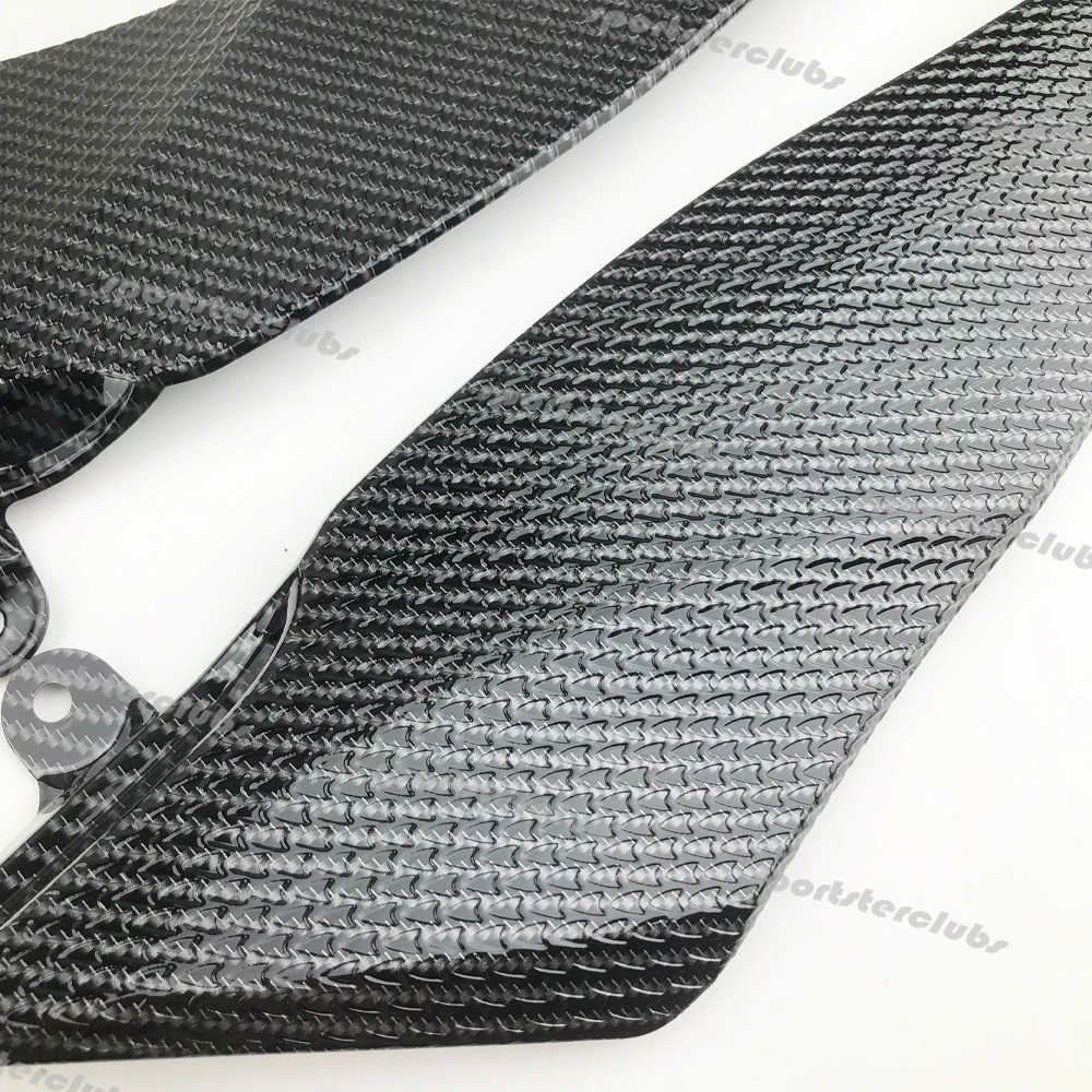 Motorcycl Carbon Fiber Look Gas Fuel Tank Side Trim Cover Panel Fairing Cowling For Yamaha YZF-R1 YZFR1 YZF R1 YZF1000 2007-2008
