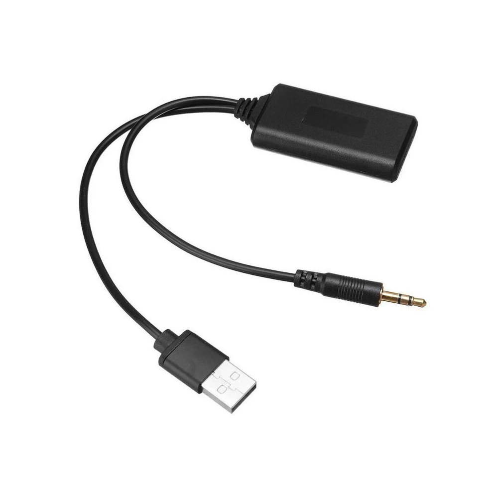 Bluetooth 5.0 Receiver Adapter Wireless Adapter USB + 3.5mm Jack Stereo Audio for Car AUX Speaker Headphone Reciever Handsfree