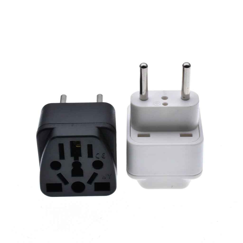 Europea Travel Plug Type C Convert universal Socket to EU 4.0MM Power Plug Adapter 250V For Travel Charging Home Plug