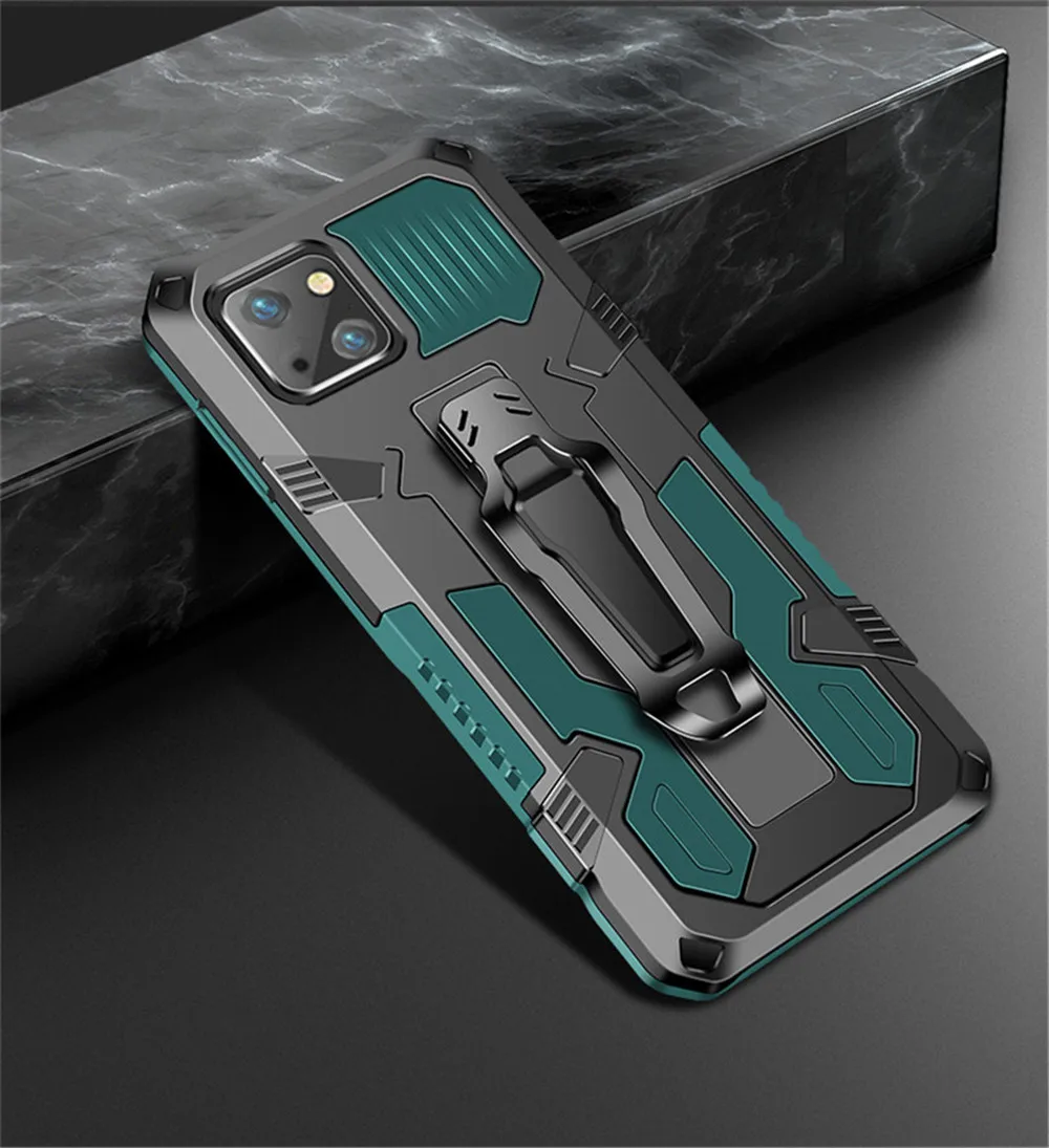 For iPhone 14 Plus Case For iPhone 14 Pro 13 Mini 12 11 XS XR X SE Belt Clip Shockproof Kickstand Cover On For iPhone 14 Plus picture