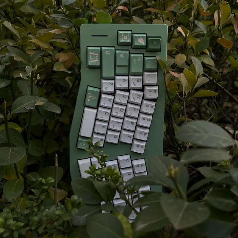 Genshin Impact Nahida Keycaps Pbt Dye Subbed Anime Gaming Key Cap Perfil Cereja Árabe Key Caps Iso Enter 7u 142 Chaves por Conjunto - Imagem 2