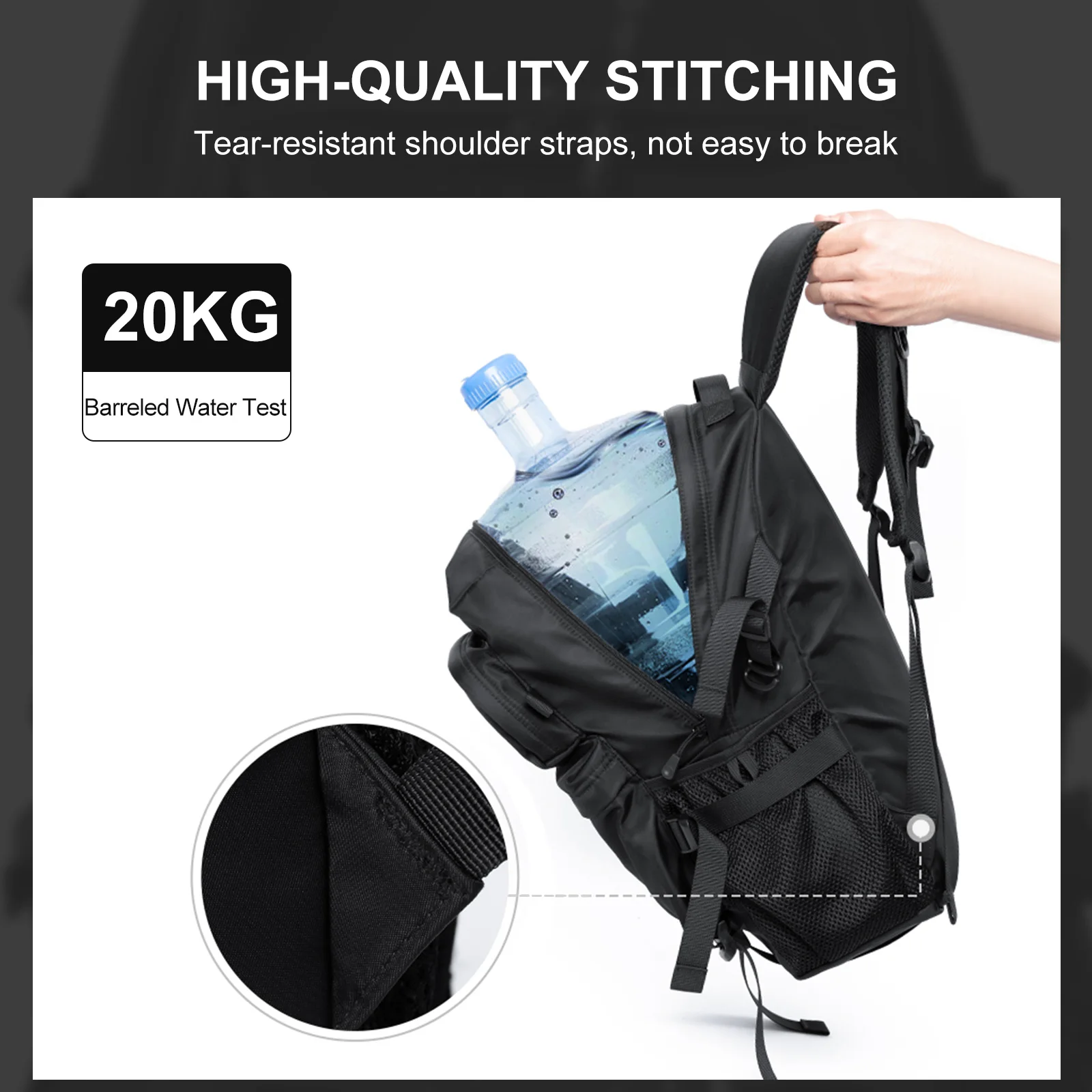 Travel Backpack for Men Large Capacity for Leisure Travel Outdoor Hiking Oversized Laptop Backpack Waterproof Backpack for Women 3