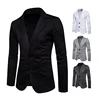 Wholesale Men's Casual Western-style Blazers Autumn New Solid Color Simple Lapel Two-piece Button Single Western Jacket 2