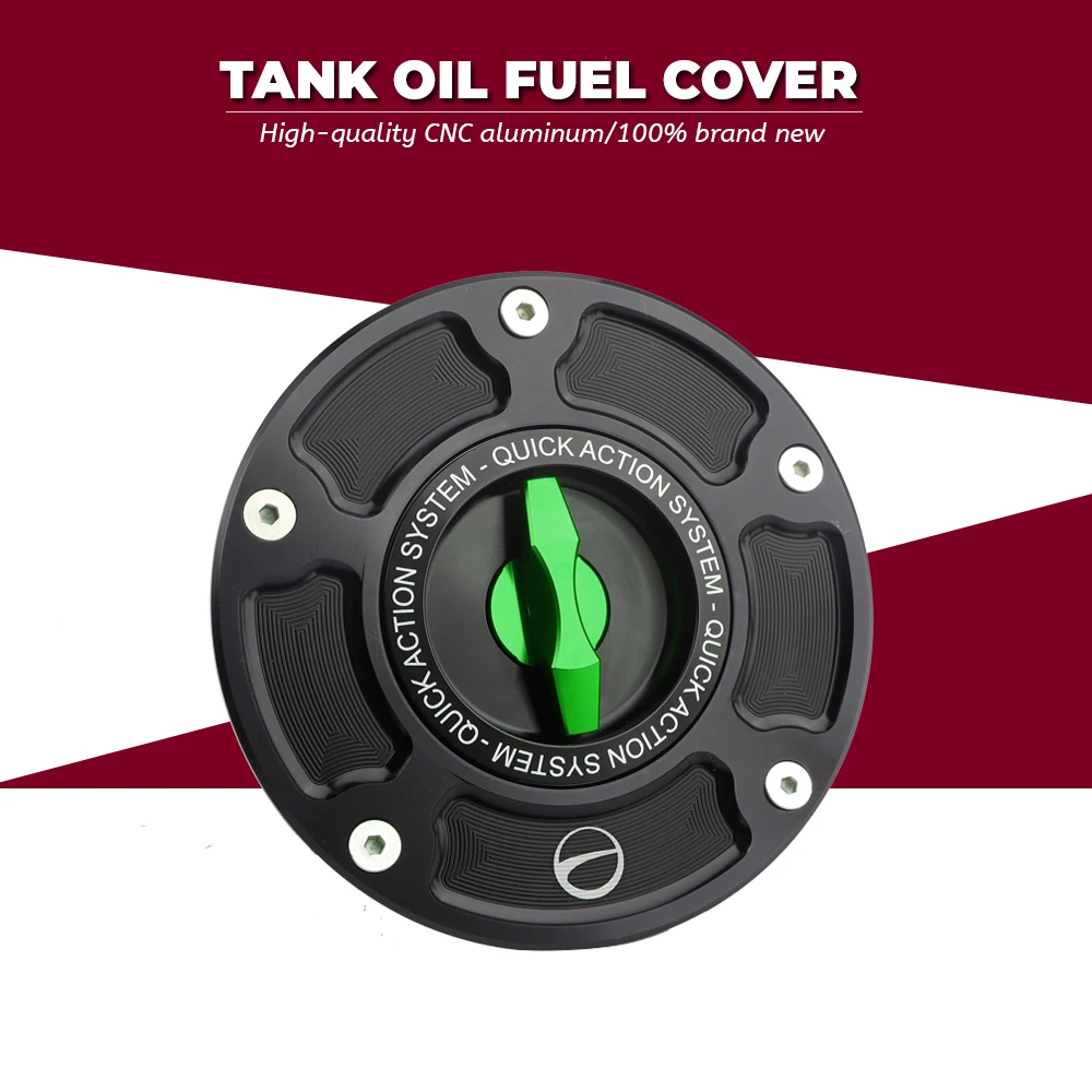 9 colors Keyless Aluminum alloy Fuel Gas Caps For KAWASAKI Z800 2013