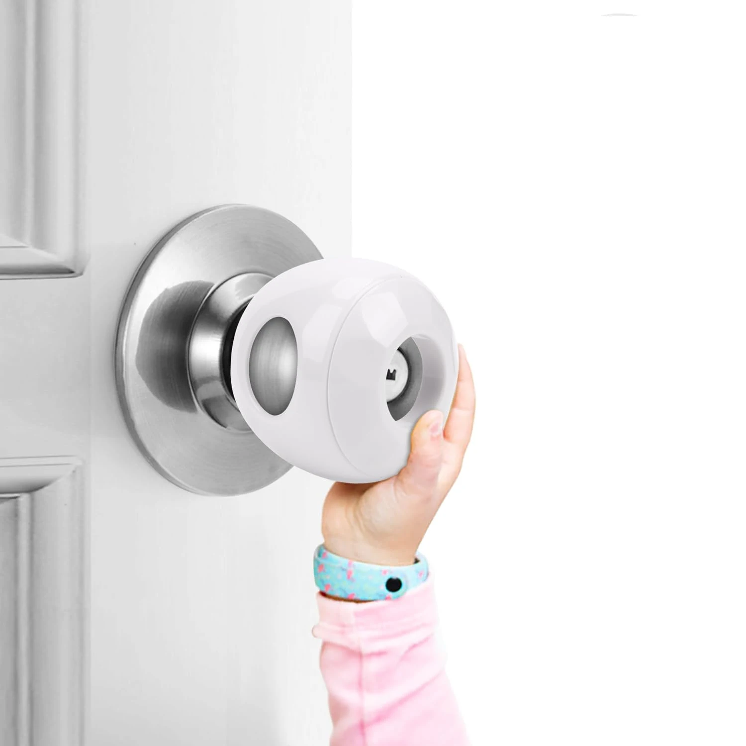 Childproof Door Knob Covers Babyproof Child Door Locks Handle Reusable Security Lock