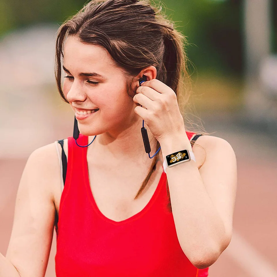 Cinturino In Silicone Con Chiusura Rapida Compatibile Con Huawei Band 7 / Honor Band 7 / Band 6 – Morbido E Regolabile
