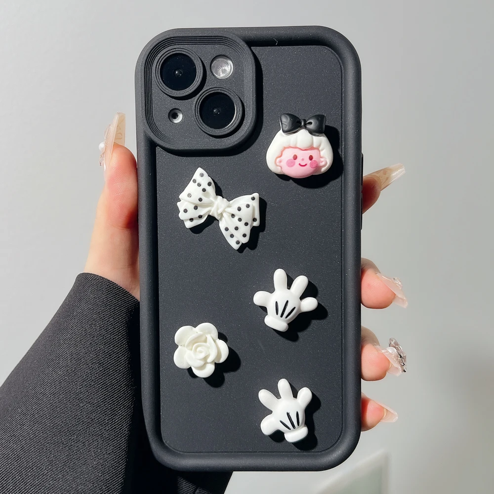 لطيف ثلاثية الأبعاد الدب القهوة الكرتون سيليكون ال...