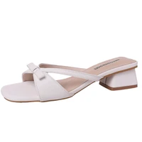 Chaussons pour femmes mode en plein air sandales décontractées doux arc femmes sandales vacances d'été plage pantoufles pour femmes Chaussons Femme 6