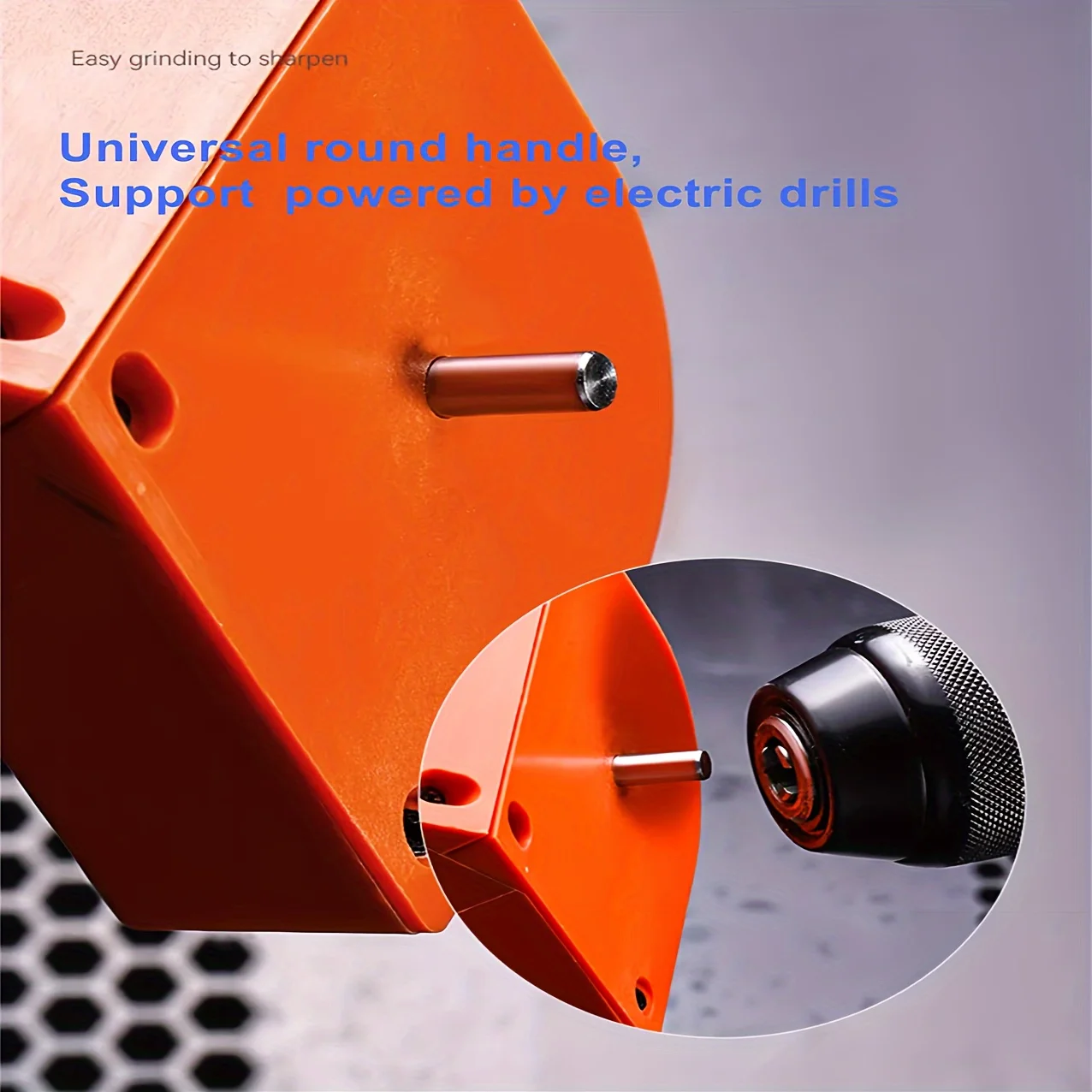 1pc Multifunctional Drill Bit Sharpener, Portable Electric Drill Bit Grinding Tool, Works With Multiple Drill Sizes
