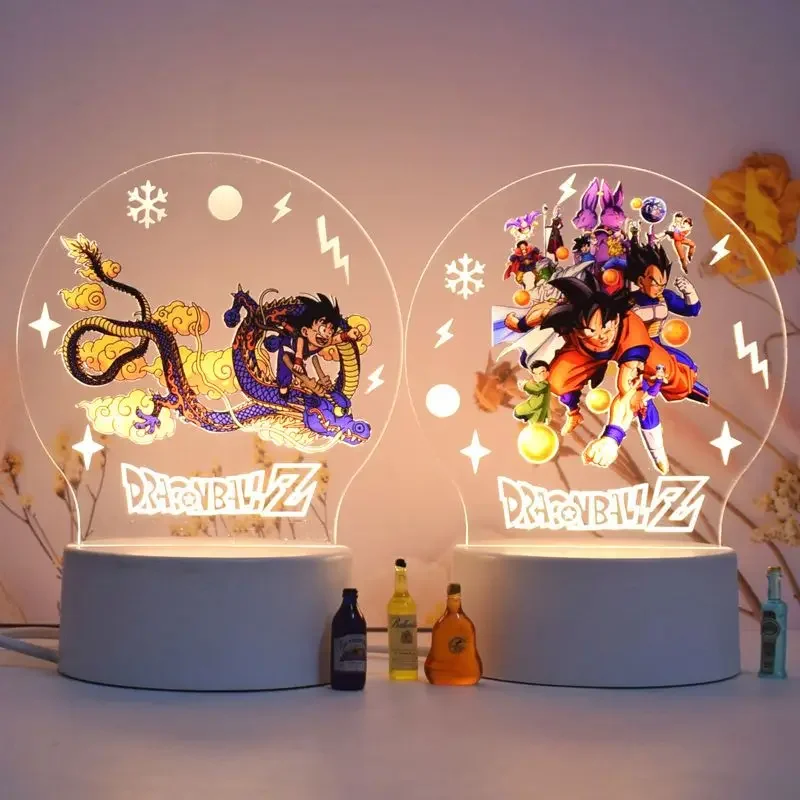 

The New Dragon Ball Game Anime Peripheral Two-dimensional Luminous Night Light Birthday Gift Is The Best Gift for Girls and Boys