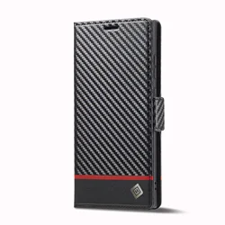 Premium Magnetic Leather Wallet Phone Case with Card Slot and Book Cover Design - Samsung S22 (A)