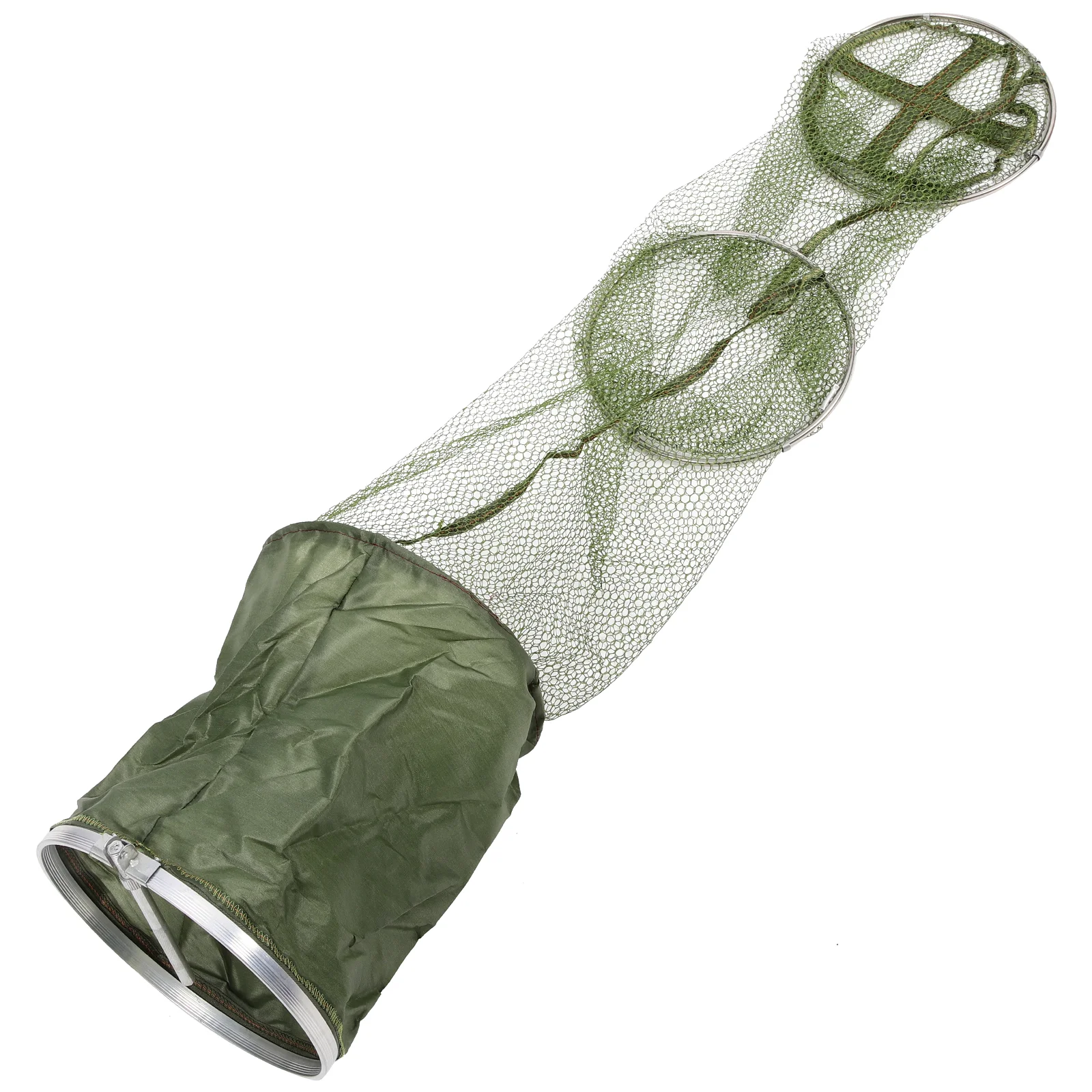 

Foldable Fishing Storage Cage Nylon Fishing Net Cage Outdoor Shrimp Catcher Net