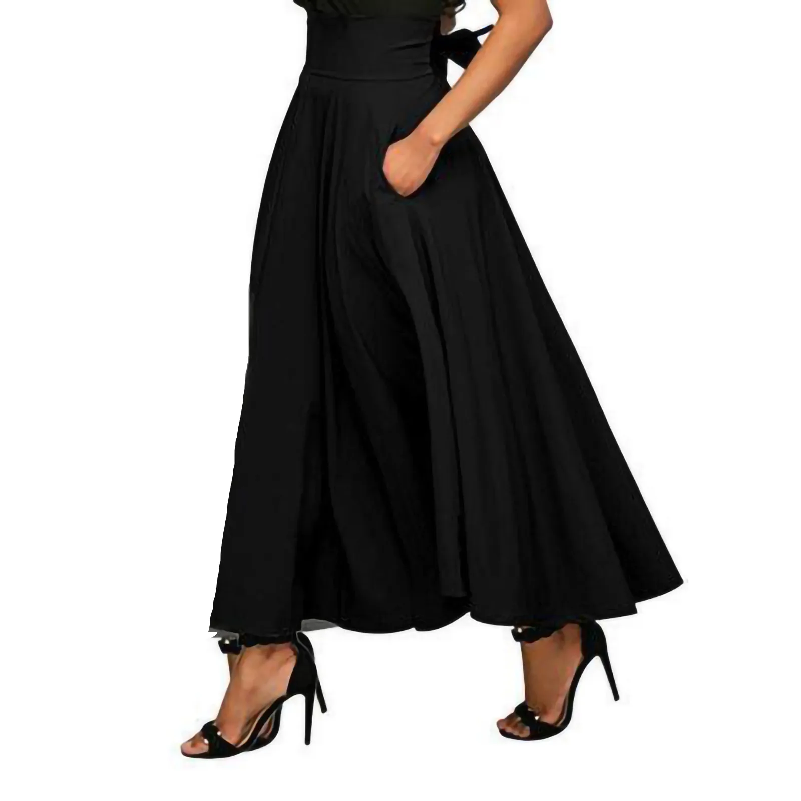 

Women'S Skirts Casual A-Line Skirt High Waist Skirt Length Skirts Falda Larga Mujer Ropa Mujer Faldas Para Mujeres Elegante