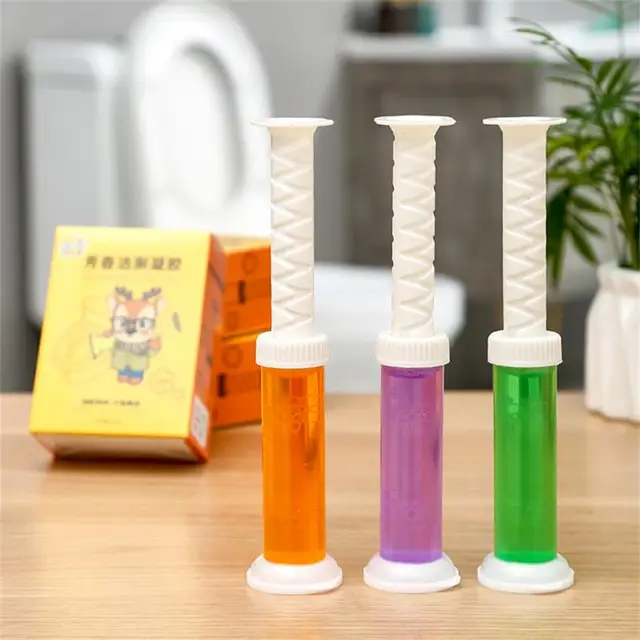 Virág Aromás Wc -Gél Fürdőszoba Dezodor Tisztító -Illat Eltávolítása Szag Lég Friss Szerszám Acessories Gadget - Image 2