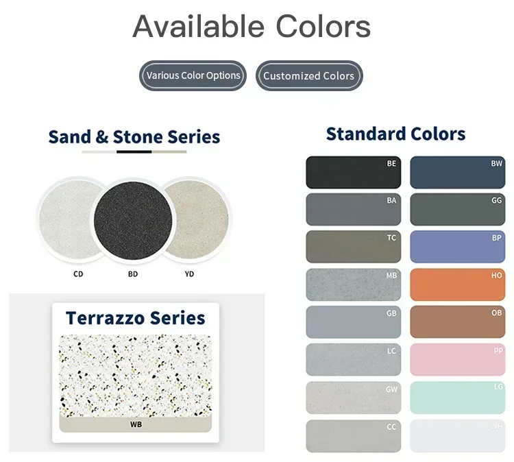 Bathroom sink, wall mounted, many colors available, ceramic washbasin, hotel, 47x36x12cm/19x14x5in" 2