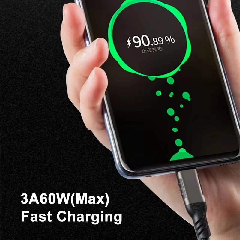 High-Speed USB 3.2 to Type-C 60W Fast Charging Cable