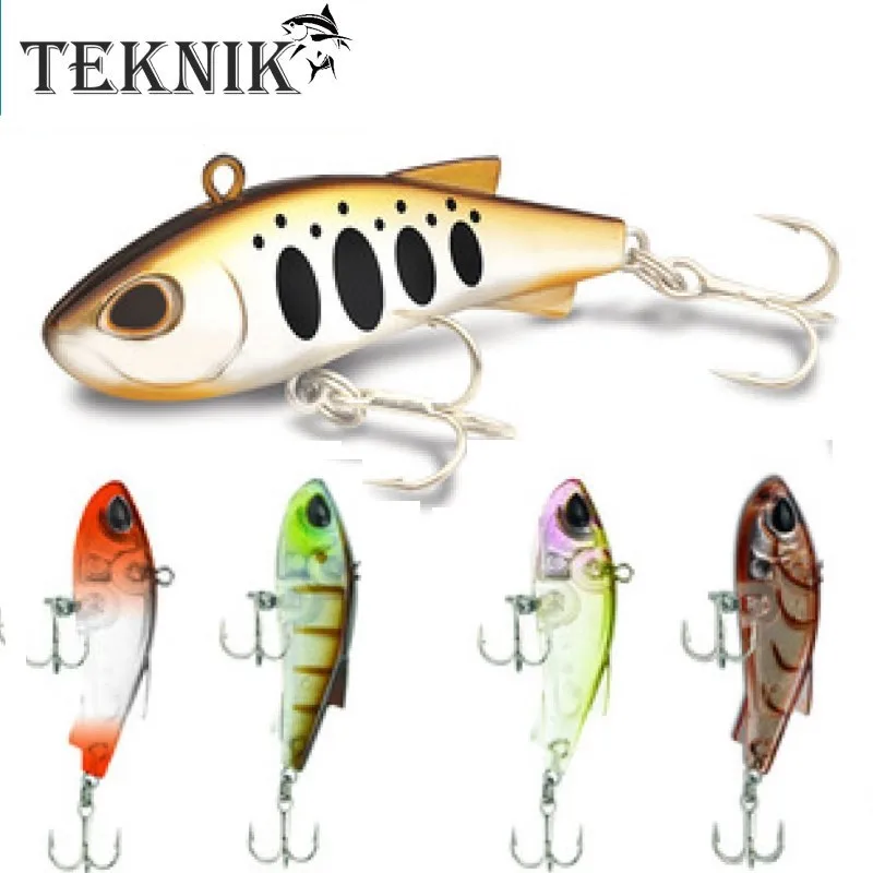 

TEKNIK Vibe Fishing Lures 2021 40mm 3.5g VIB Lure Vibration Sinking Bait Winter Ice Wobbler Fishing Lures Crankbaits Pencil
