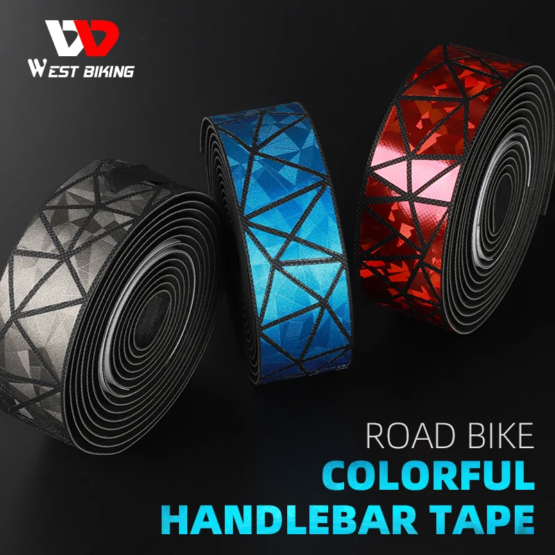 West Biking  YP0804046 Road Bicycle Handlebar Tape | West Biking Handlebar Tape | Handlebar Tape Road Bike - Bicycle Handlebar