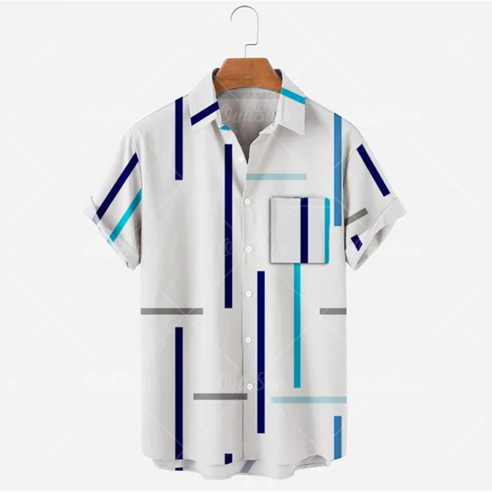 Summer 2022 Men's Short Sleeve Shirts Elegant Design Hawaiian Clothing Classic Fashion Tops classic hawaiian red lehua