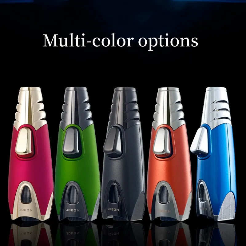Butane Gas Lighter Cigarette Lighter Jobon Cigar Lighter Mini Ignition Gun Gas Lighters Smoking Gadgets Butane Torch Lighter Kitchen Gift For Men