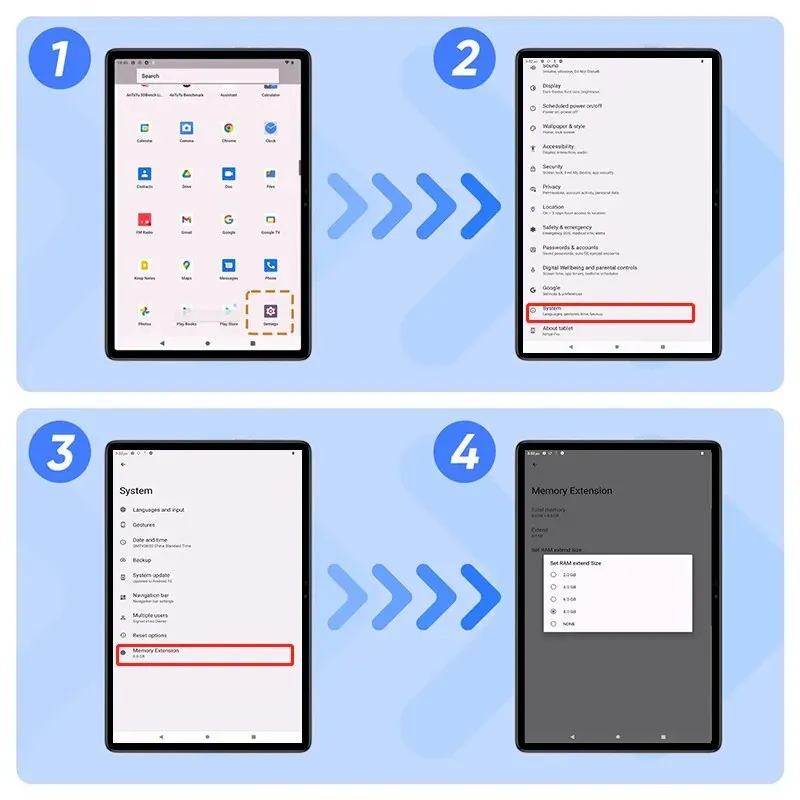 Рисунок 2 - N-ONE Планшет Npad Y1 Android13 8(4 + 4) ГБ 64 ГБ 10