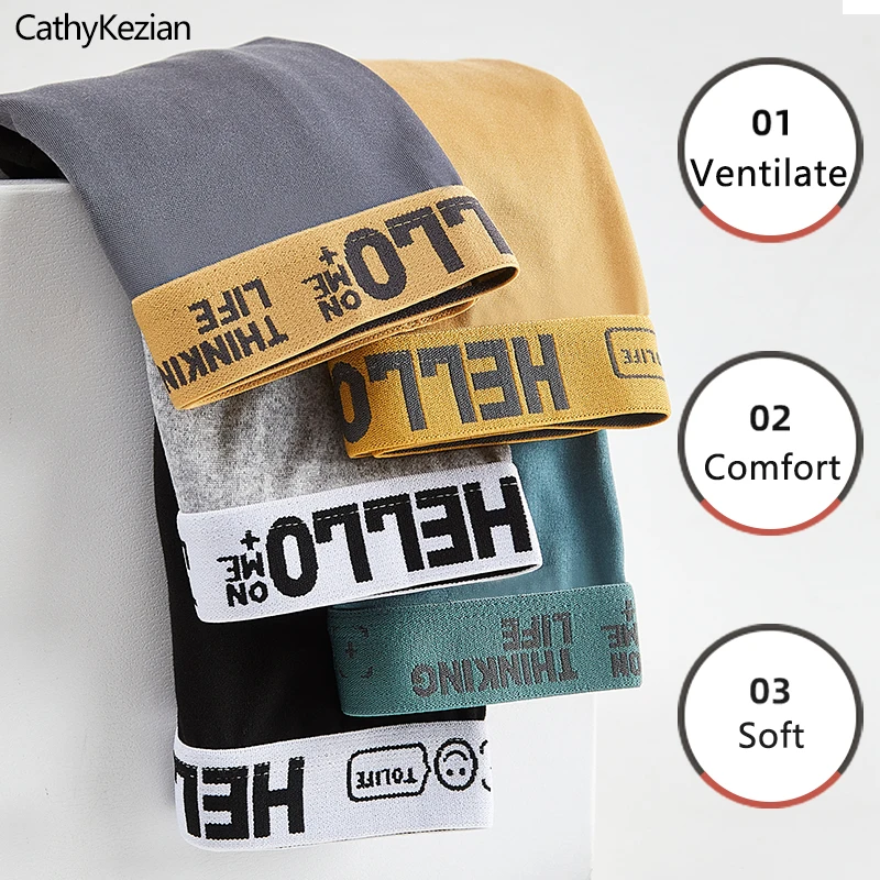 Men Boxers Shorts Underpants Underwear 10 Pieces 2XL 3XL 4XL 10 Colors Mixing Soft Fashion Sports Casual Boxer Shorts