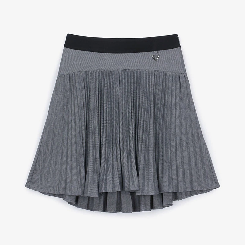 

Women Golf Skirt Spring/summer Fashion Sports High Waist Solid Color Casual Pleated Golf Short Skirt