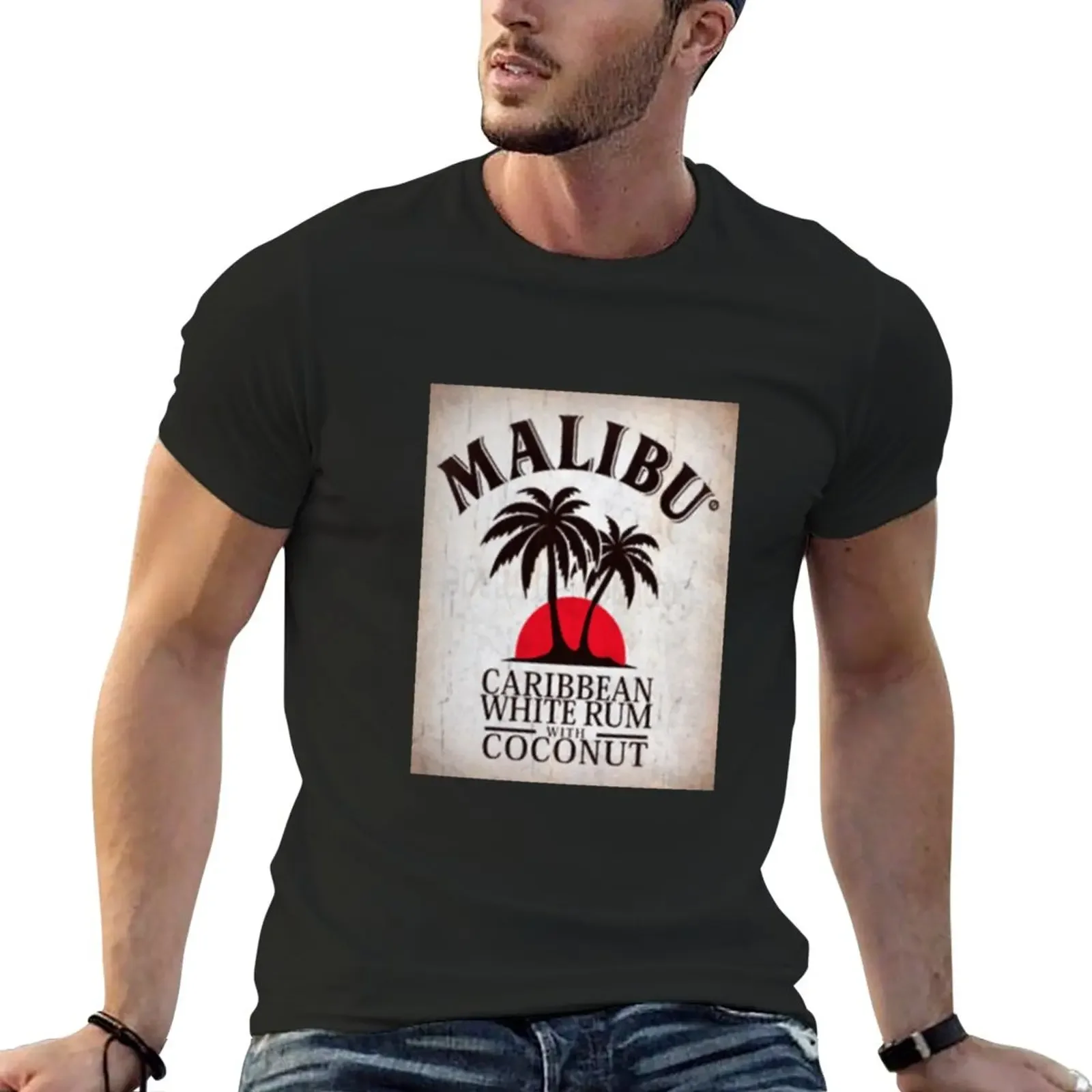 

malibu rum T-Shirt tees plain for a boy black t-shirts for men