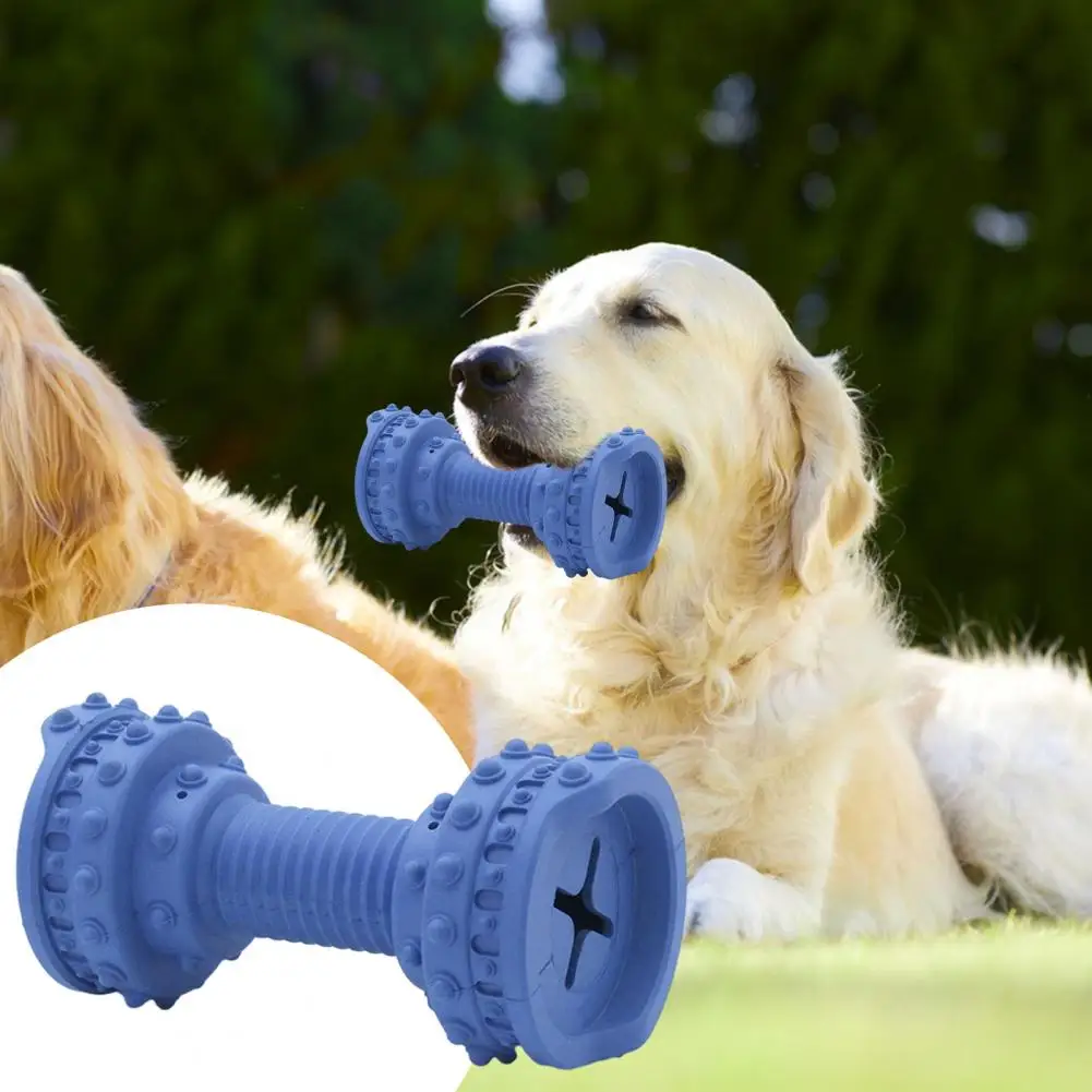 

Pet Toy Leaning Tower Rattle Built-in Sound Food Dispensing Relieve Stress Prevent Destructive Chewing Dog Accessories