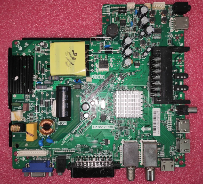 TV 마더보드 고화질 인터페이스 HDMI, 다중 화면 호환, TP.S512.PB83, 3 in 1, 1366X768