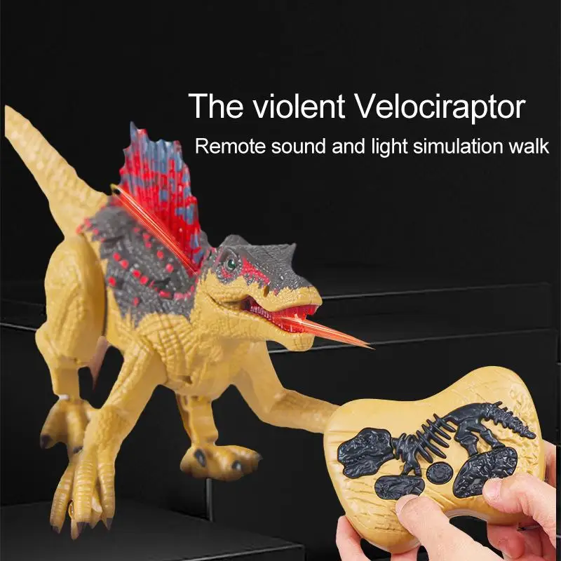 

Игрушка-динозавр с дистанционным управлением, с пересекающей зарядкой