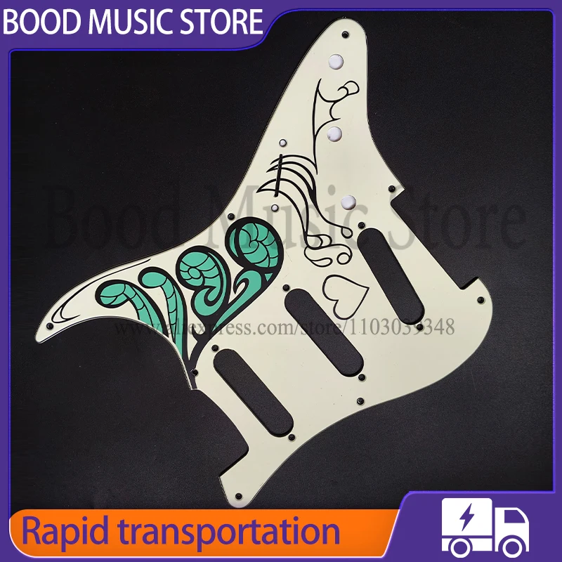 Jimi Hendrix Style Battipenna Chitarra KAISH Stile Strat - 11 Fori, Per