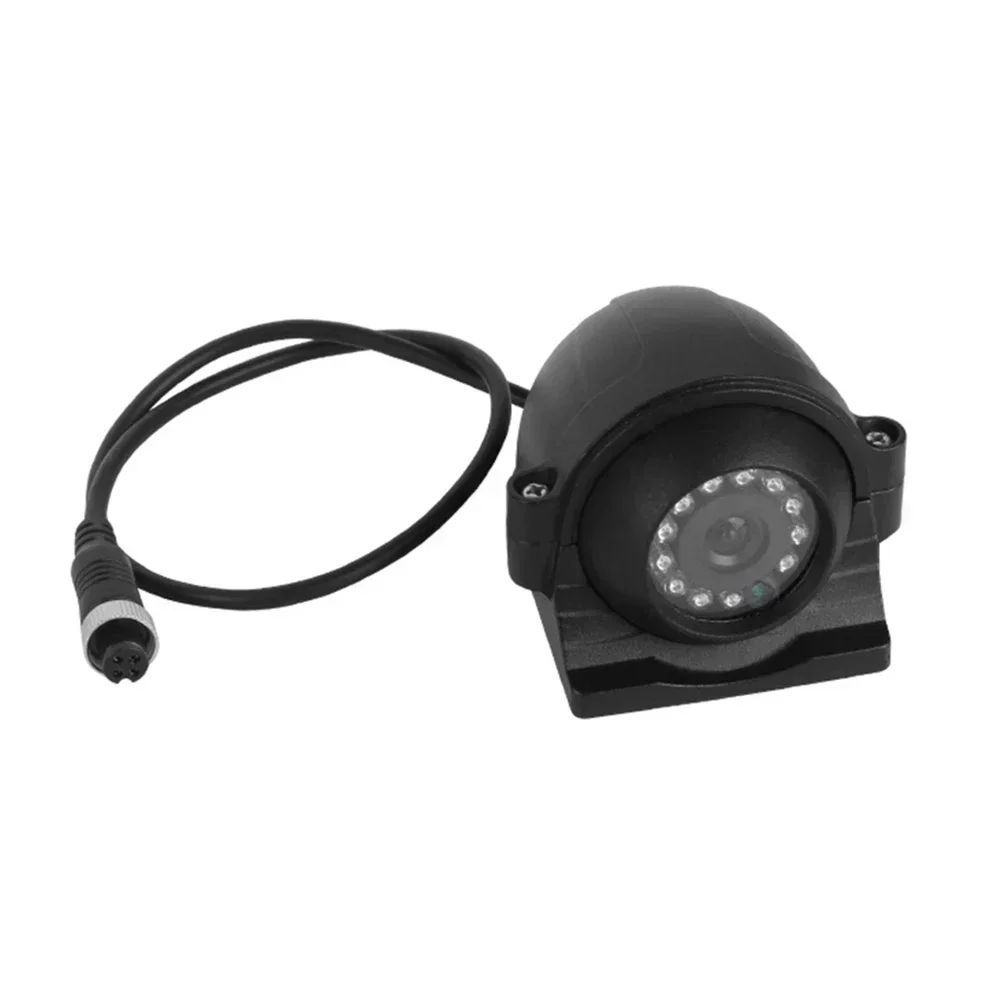 4-Pin Heavy Duty CCD IR Color Side View Camera With 12 LEDs – 700 TVL For Truck RV Bus