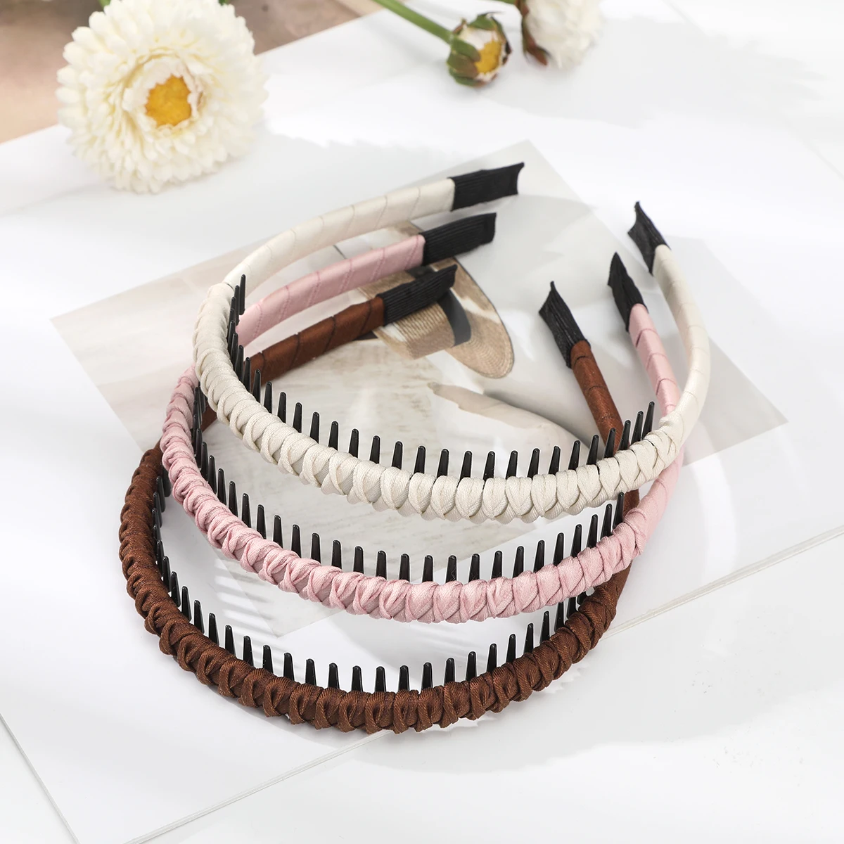 Teethed Anti-Slip Broken Hair Headband For Women Face Wash Hair Bundle Girls Bangs  Headband Hair Band Fashion Hair Accessories