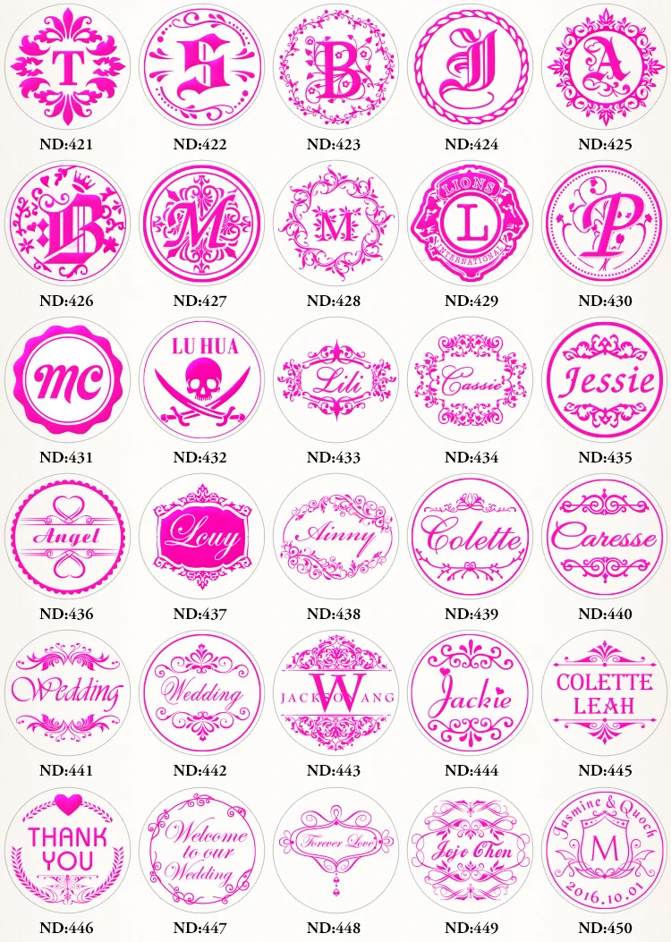 Neu anpassen Doppel name 2 Initialen personal isierte Briefs tempel/Siegel wachs/Hochzeits wachs Siegels tempel benutzer definierte Einladungen Umschlag – Detail 25