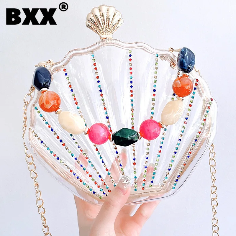 

[BXX] Colorful Fashion Women Versatile Small Shell Hand Bags 2023 Particular Beautiful Popular Design Trend Style Package 8CY513