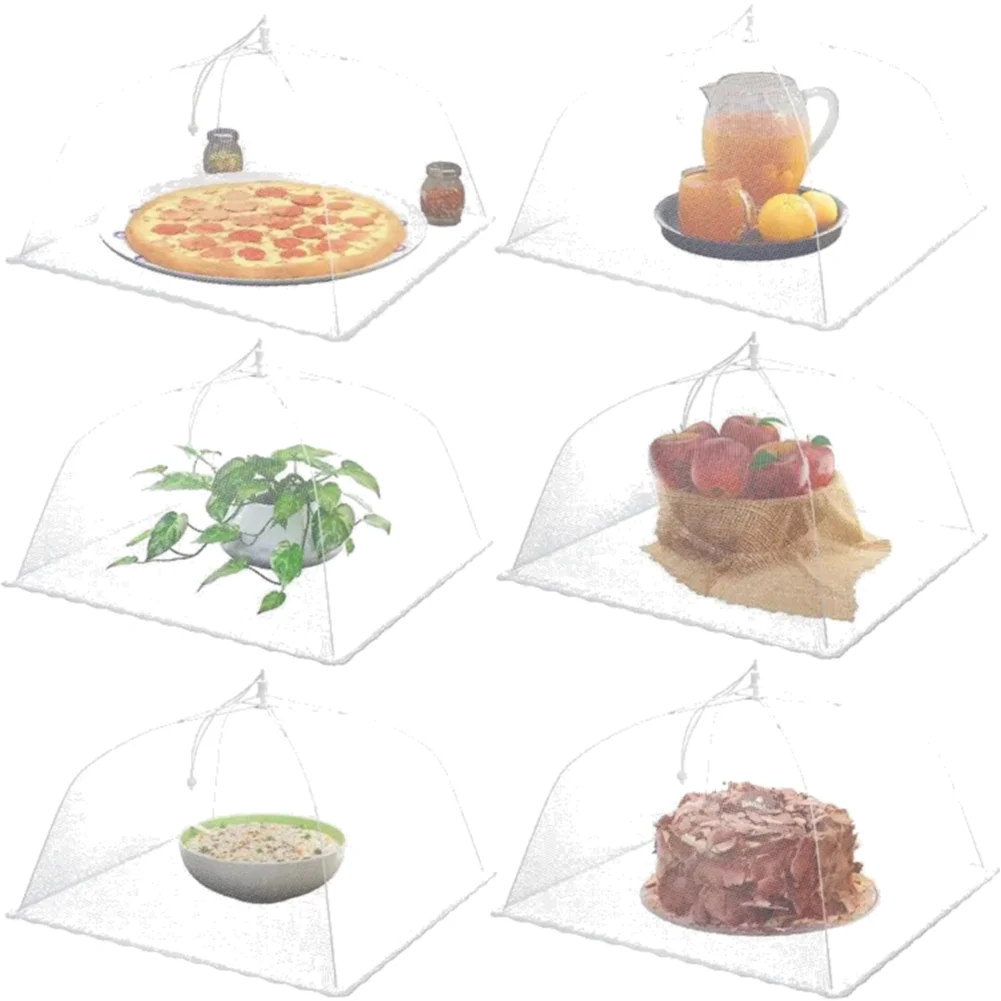Foldable Food Mesh Cover Fly Anti Mosquito Pop-Up Food Cover 2