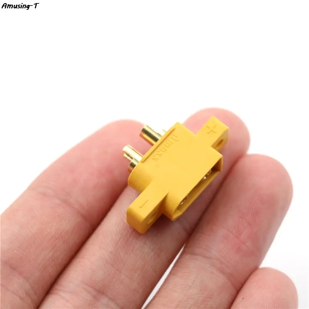 

Board DIY Spare Part Remote Control Toy Parts Yellow XT60E-M Mountable XT60 Male Plug Connector For RC Models Multicopter Fixed