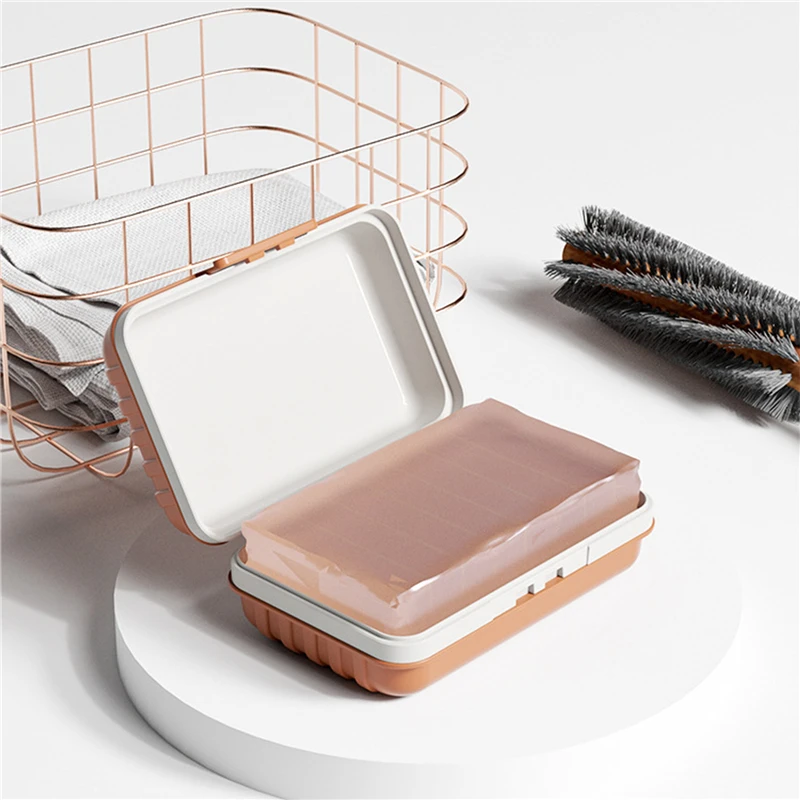 Soap Dish 1PC Bathroom With Lid Home Plastic Keeps Dry Travel Essentials Tray Holder