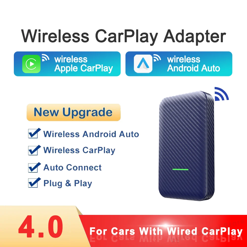 Pento&CarlinKit 4.0 Wireless Android Auto Adapter Wireless Apple CarPlay  Box USB Dongle For Audi Benz Kia Honda Toyota Ford Ford - AliExpress
