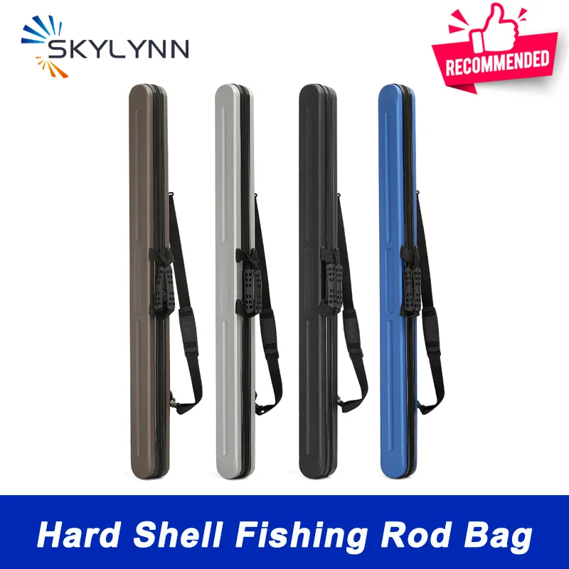 Portable ABS Fishing Rod Bag Fishing Auxiliary BagHard Case Rod Cover Fishing Hard Bags