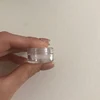 50pcs 5g Sample Clear Cream Jar Mini Cosmetic Bottles Containers Transparent Pot For Nail Arts Small Clear Can Tin For Balm 5