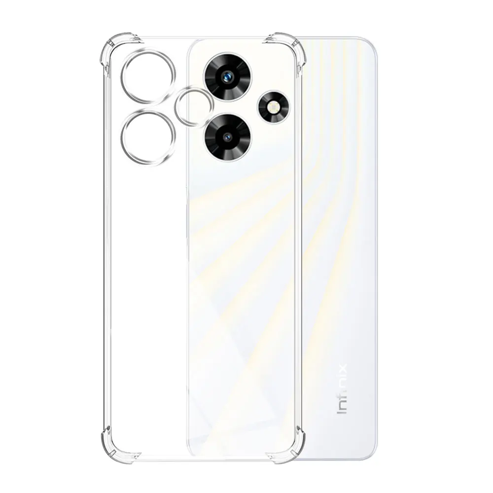 Silicone Soft Clear Shockproof Phone Cover - Premium Protective Case with NFC Compatibility