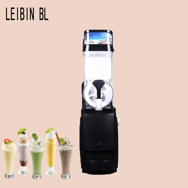 

Vertical Double Cylinder Snow Melting Machine, Electric Smoothie Frozen Beverage Machine
