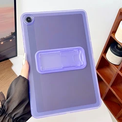 Transparent Kickstand Tablet Case with Clear Stand and Protective Cover - Tab A11Plus 11inch (PURPLE)