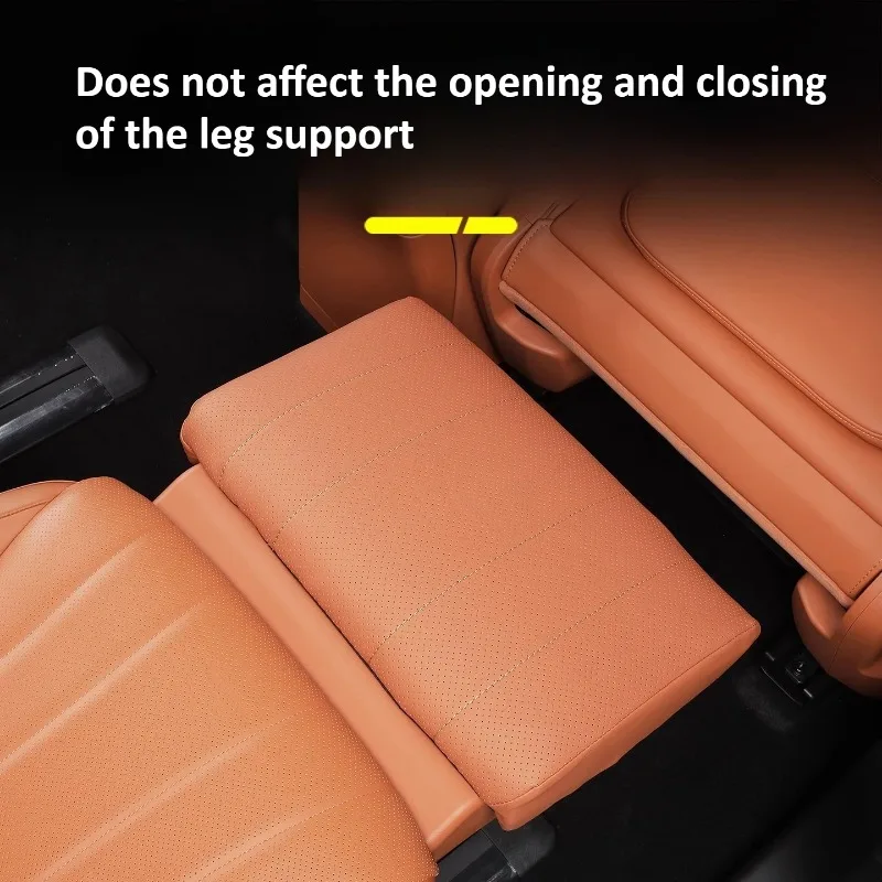 For AITO 8 M8 2025 Car Second Row Leg Support Protective Cover Scratch-Resistant Dirt-Resistant Leather Pad Interior Accessories detail image 2